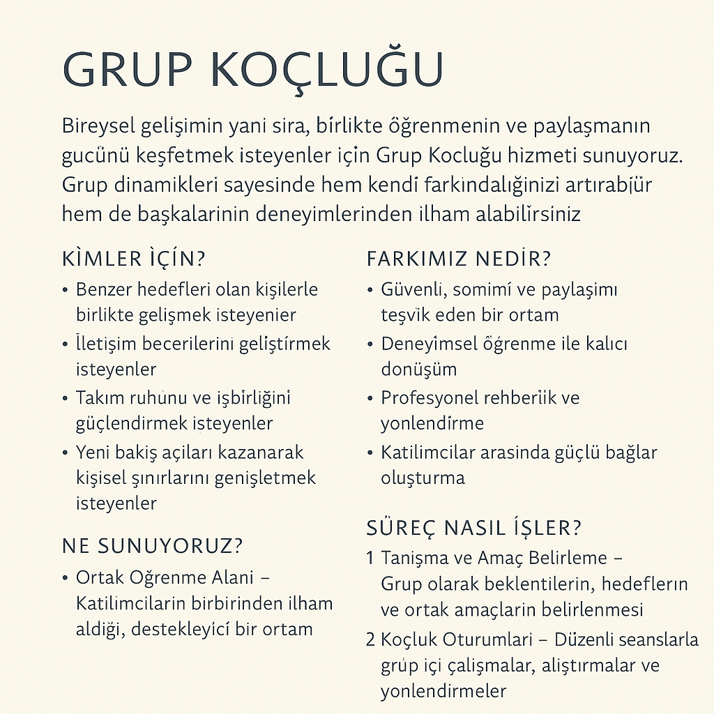 Grup Koçluğu
