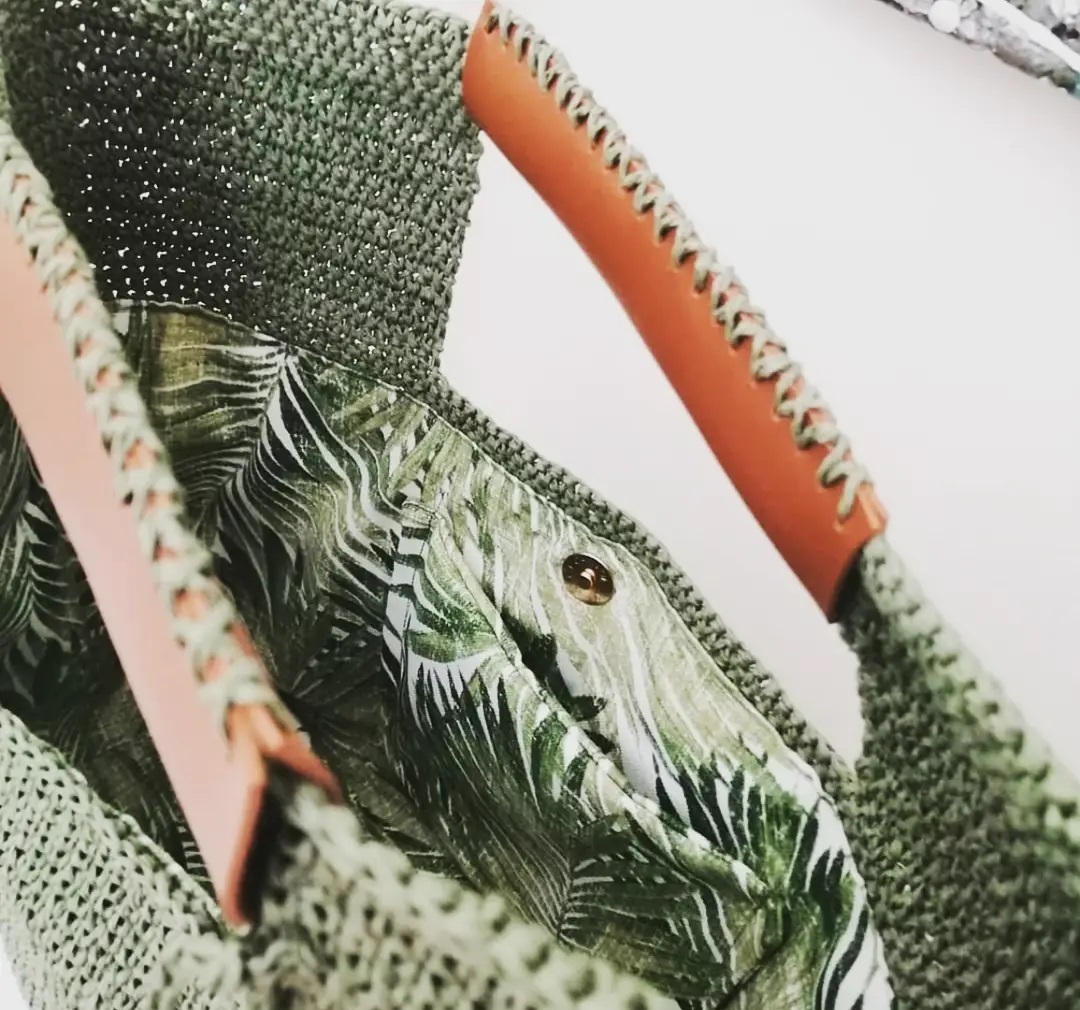 El Örgüsü Kağıt İp Yazlık Bodrum Çanta 